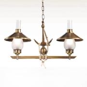 2-lichts hanglamp Grecale met anker