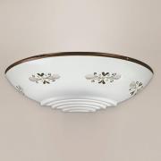 Bassano - mooie keramiek wandlamp, bruin