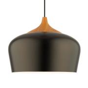 Metalen hanglamp Voltige in zwart