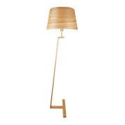 Vloerlamp Memphis LS met echt hout gefineerd