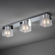 Fabbian Cubetto plafondlamp 3-lamps G9 helder