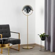 GUBI Multi-Lite vloerlamp messing/zwart