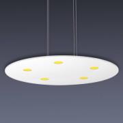 Ronde LED-pendellamp Sunia met touchdimmer