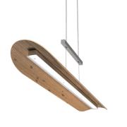 LED hanglamp Colombia XL, asteiken natuur