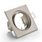 Draaibare downlight Jura in mat nikkel