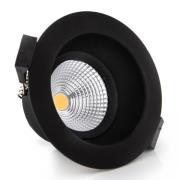 One Soft SLC LED inbouwspot zwart 2.700K