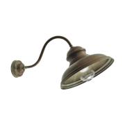 Buitenwandlamp Mill 1591 messing antiek/helder