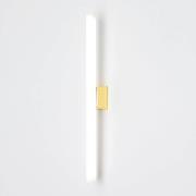 LED spiegellamp Visagist, houder messing