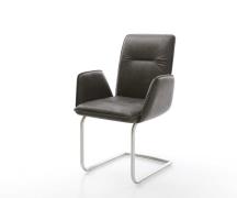 DELIFE Sledemodel Vinja-Flex microvelours antraciet vintage sledemodel...