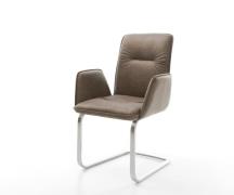 DELIFE Sledemodel Vinja-Flex microvelours taupe vintage sledemodel vla...