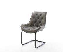 DELIFE Sledemodel Taimi-Flex microvelours grijs antiek sledemodel rond...