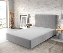 DELIFE Boxspringframe Dream-Well 120x200 cm Microvezel Grijs