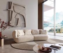 DELIFE Sofa Roya 320x140 cm Snoer Beige