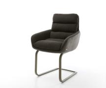 DELIFE Sledemodel Abelia-Flex met armleuning materiaalmix zwart sledem...