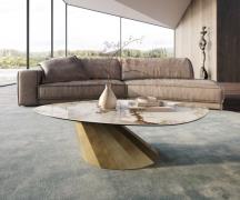 DELIFE Salontafel Edge Organisch 140x76 cm keramiek Minas Melange Para...