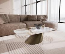 DELIFE Salontafel Edge Boot 120x70 cm keramiek Minas Melange Conis met...