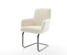 DELIFE Sledemodel Heira-Flex met armleuning teddy beige sledemodel vla...