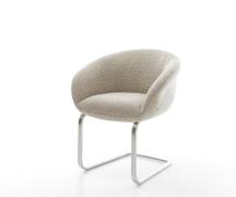 DELIFE Sledemodel Vinka-Flex met armleuning geweven stof beige sledemo...