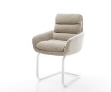 DELIFE Sledemodel Abelia-Flex met armleuning geweven stof beige sledem...