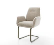 DELIFE Sledemodel Zoa-Flex geweven stof beige sledemodel vlak afwerkin...