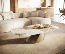 DELIFE Salontafel Edge Boot 140x80 cm keramiek Minas Melange Parabi me...