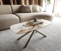 DELIFE Salontafel Edge Boot 100x50 cm keramiek Minas Melange Sarity Me...