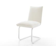 DELIFE Sledemodel Lelio-Flex bouclé zacht beige sledemodel vlak wit po...