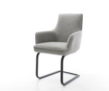 DELIFE Sledemodel Heira-Flex met armleuning zachte stof met structuur ...