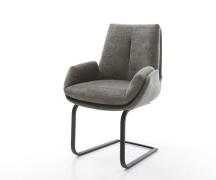 DELIFE Sledemodel Clea-Flex bouclé zacht mud sledemodel vlak zwart poc...