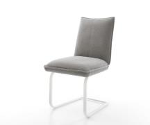 DELIFE Sledemodel Lelio-Flex zachte stof met structuur grijs sledemode...