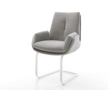 DELIFE Sledemodel Clea-Flex zachte stof met structuur grijs sledemodel...