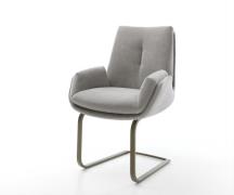 DELIFE Sledemodel Clea-Flex zachte stof met structuur grijs sledemodel...