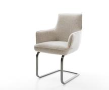 DELIFE Sledemodel Heira-Flex met armleuning geweven stof beige sledemo...