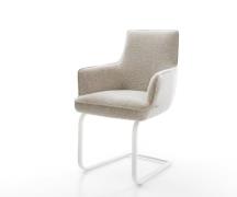 DELIFE Sledemodel Heira-Flex met armleuning geweven stof beige sledemo...