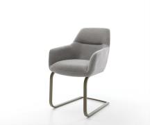 DELIFE Sledemodel Pejo-Flex zachte stof met structuur grijs sledemodel...