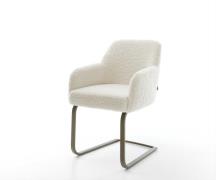 DELIFE Sledemodel Greg-Flex teddy beige sledemodel vlak afwerking met ...