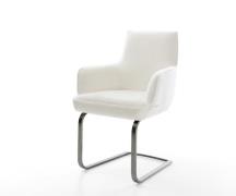 DELIFE Sledemodel Heira-Flex met armleuning bouclé zacht beige sledemo...