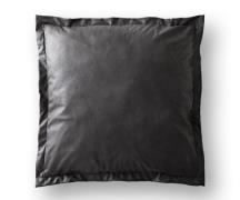 DELIFE Sierkussen Sirpio 70x70 imitatieleer vintage antraciet