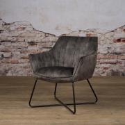 Velvet fauteuil Monte | Groen