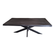 Boomstamtafel Boston Black | 180 cm