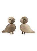 Kay Bojesen Love birds ornament 9 cm set van 2