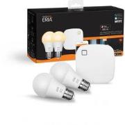 ADUROSMART ERIA starter pack, 2 Warm White light bulbs with a bridge