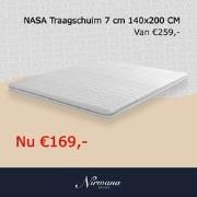 Nirwana Bedden Topper - Topdekmatras - Matrastopper - Matras - 140x200...