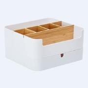 Furniteam - Design Desk-Organizer met Lade Wit en naturel