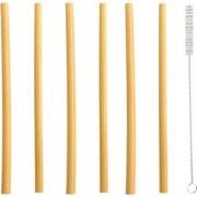 Esschert Design - Bamboe rietjes incl. schoonmaakborstel s/6