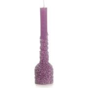 Rustik Lys - Kaars Sculpture Bloom Purple