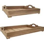 House of Nature Dienbladen Vitarte naturel 52cm - 2 stuks