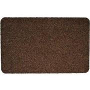 Wasbare Deurmat Aqua Stop 60 × 100 cm - Brown