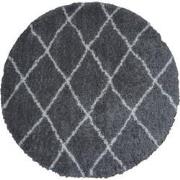 Vloerkleed Jeffie Grey Rond ø160 cm