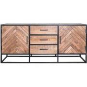 Dressoir Rune Visgraat - Bruin Mangohout - 170 cm